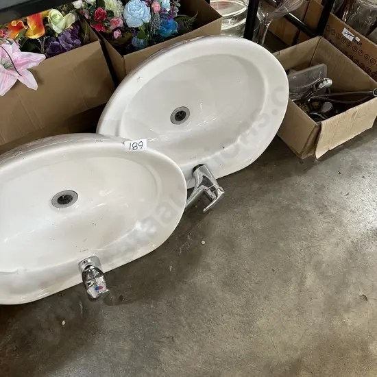2 basins and hardware