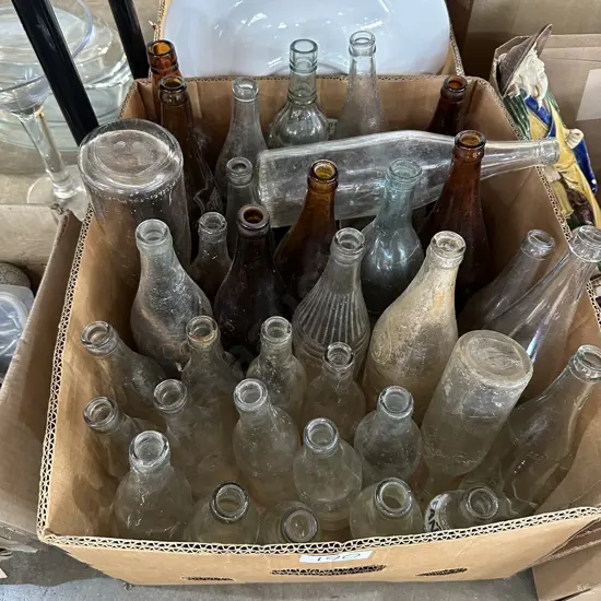 Antique bottle collection