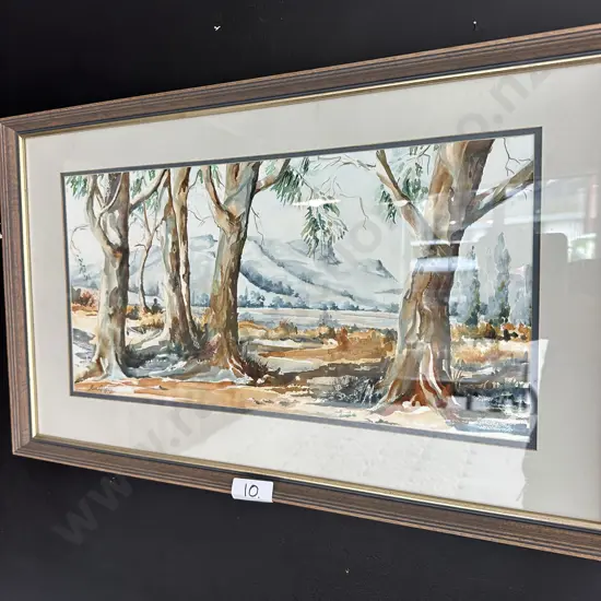 Rua Longley painting  "Endsleigh Rd Gums"