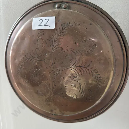 Large Copper warming pan