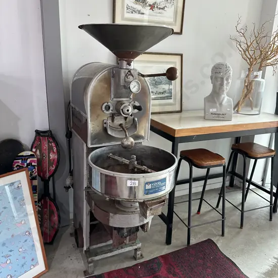 Yucel gas flame coffee roaster