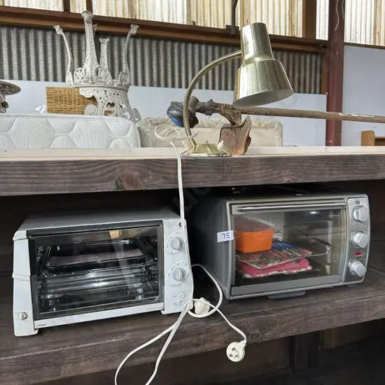 2 bench tops and lamp