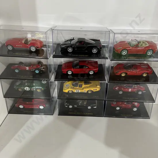 12 Ferrari collectors cars