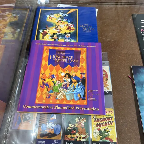 Disney phone cards