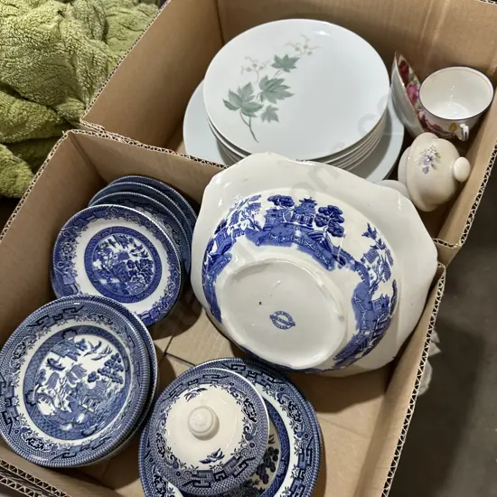 2 box blue white etc