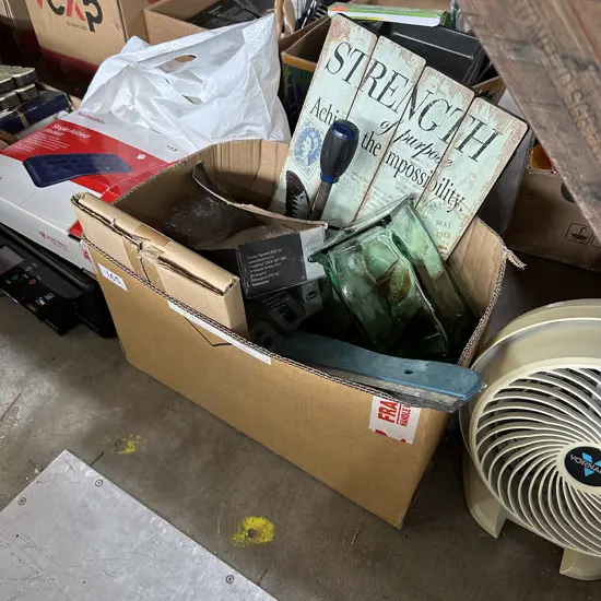 Fan, hardware, mattress, printer etc