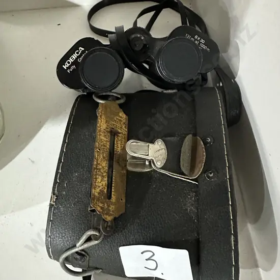 Pocket scales and binoculars