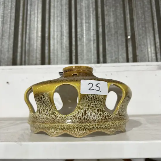 60s pottery light shade