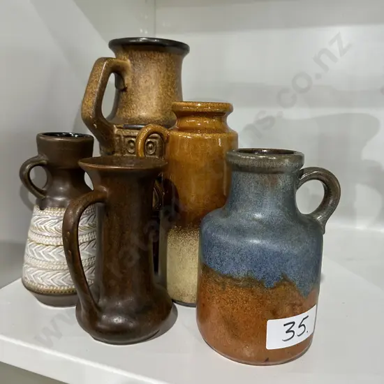 5 German vases
