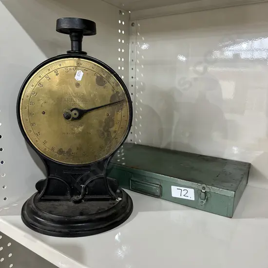 Scales base and case