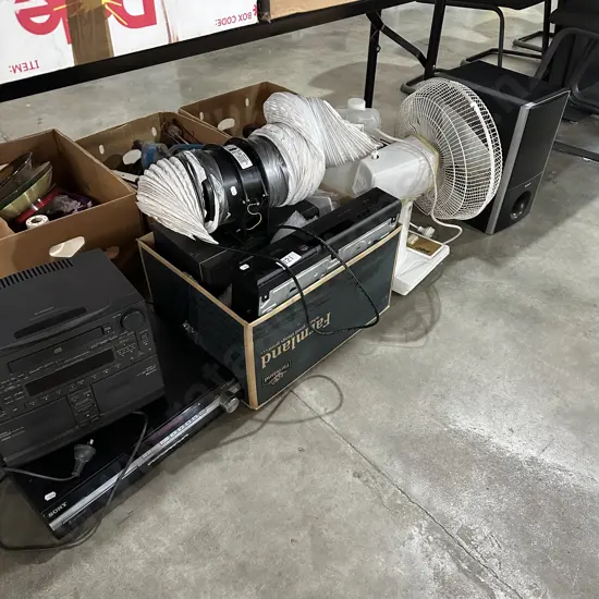 Stereo, VCRs, Ducting, fan etc