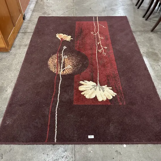 Modern floor rug