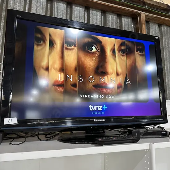 Panasonic 37inch TV with remote plus smart TV items