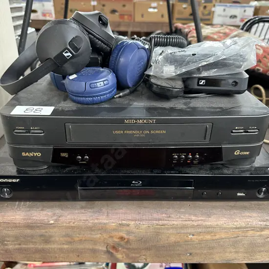 DVD, VCR, headphones etc