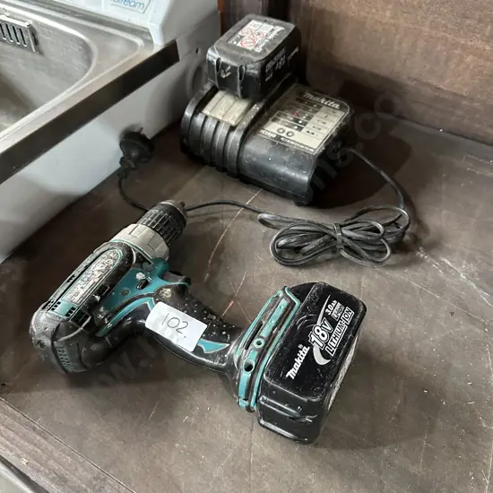 Cordless Makita drill