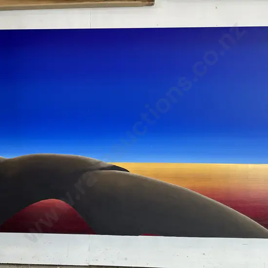 WOMAN ARCHING 1400x850 a human landscape painted partly on leaf gold