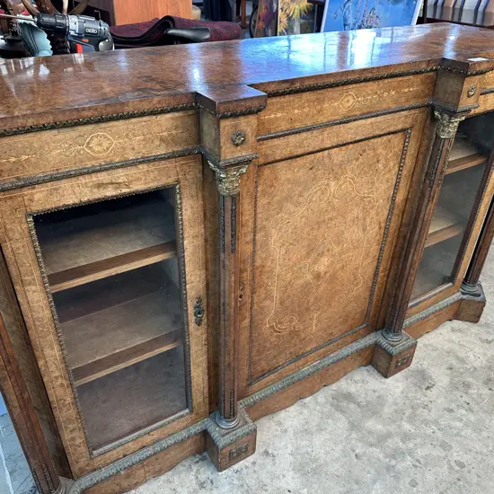 1850s Burr Walnut sideboard