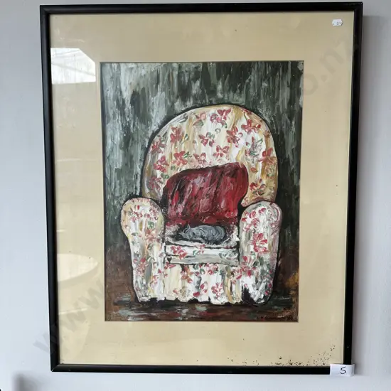 Oil painting by LP Simmonds 1985