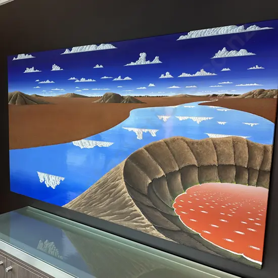 CRATER OF LIFE 2140x1220 in the East African Rift Valley where mankind started. Gallery price approx 25k