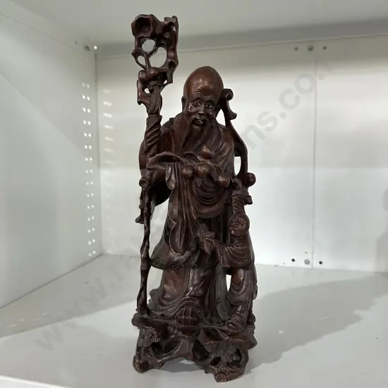 Early Carved Chinese figure 36cm