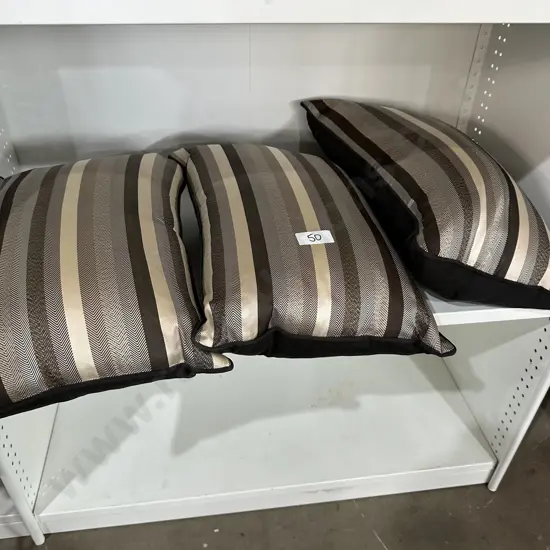 3 feather sofa pillows