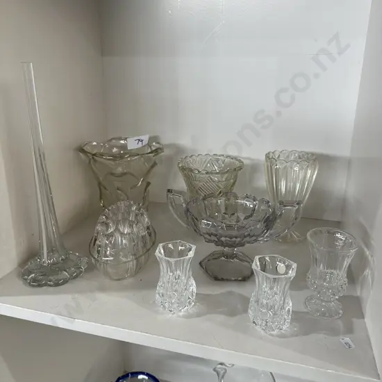 Glass and crystal vases