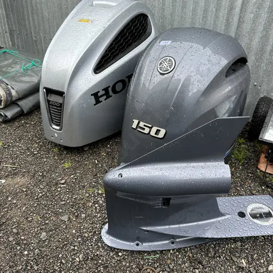 2 x motorboat covers etc