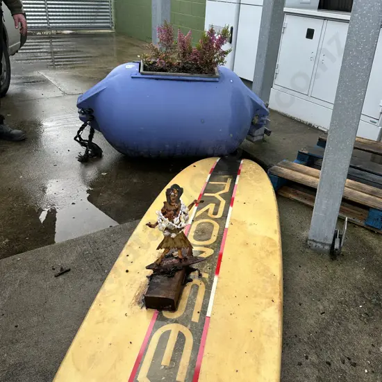 Windsurfer and bouy planter
