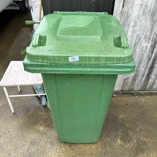 240L wheely bin, small split on lid