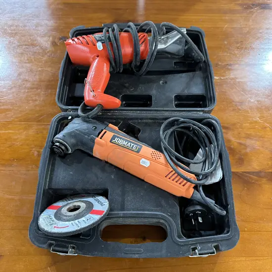 Grinder and heat gun