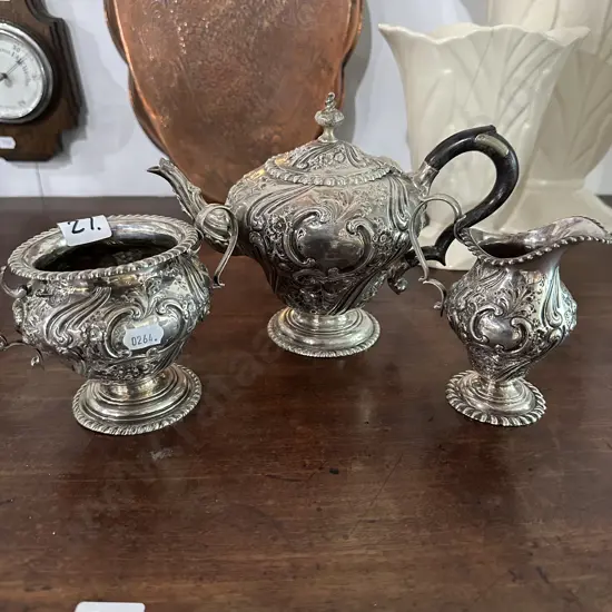 Early Sterling silver Tea service