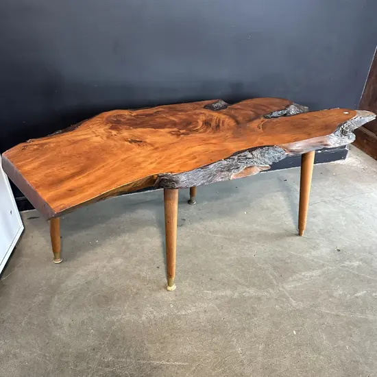 Log coffee table