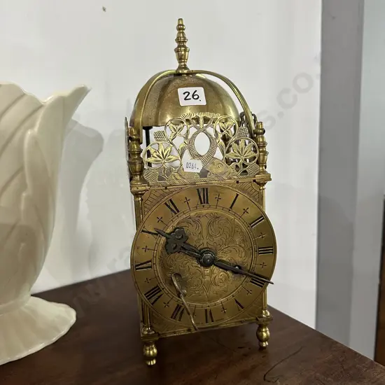 Brass carriage clock made in England