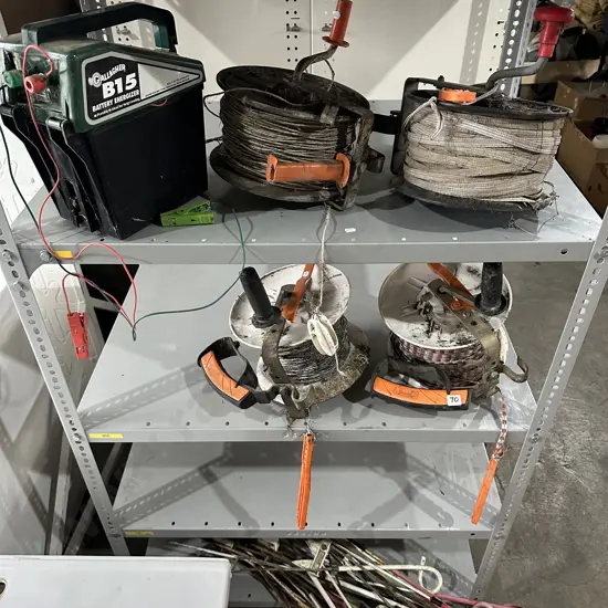 Electric fence unit, rolls and pigtails