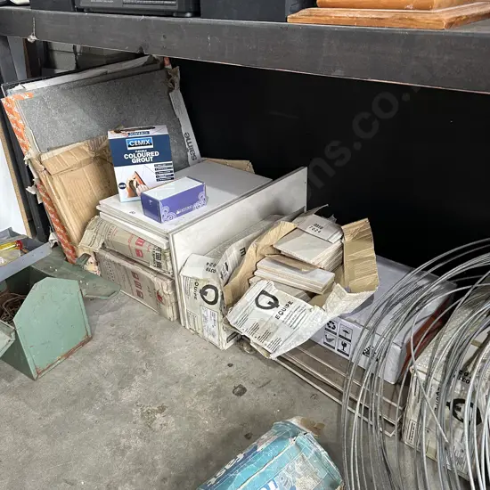 Large lot of tiles