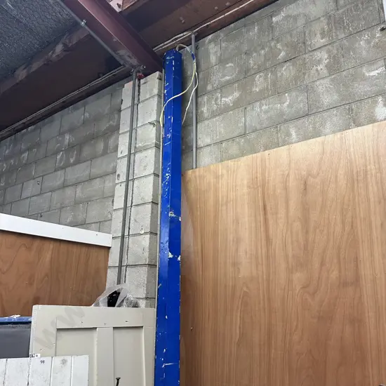 Large electric projector screen