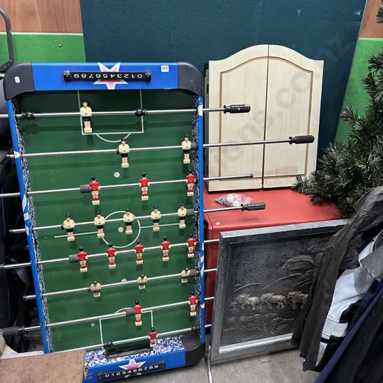 Fooseball, fire screen etc