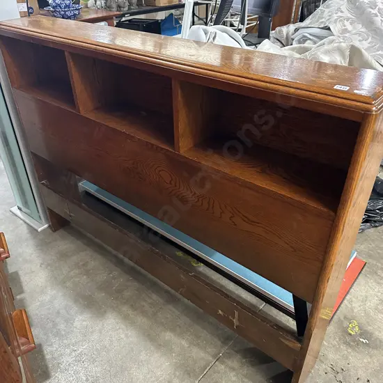 Oak headboard