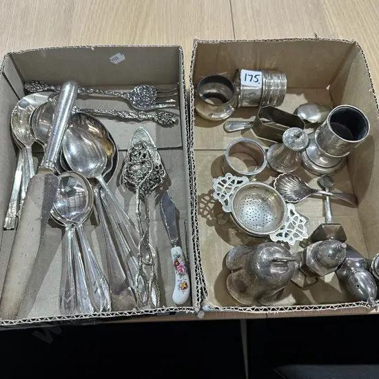 Sterling silver items plus cuttlery
