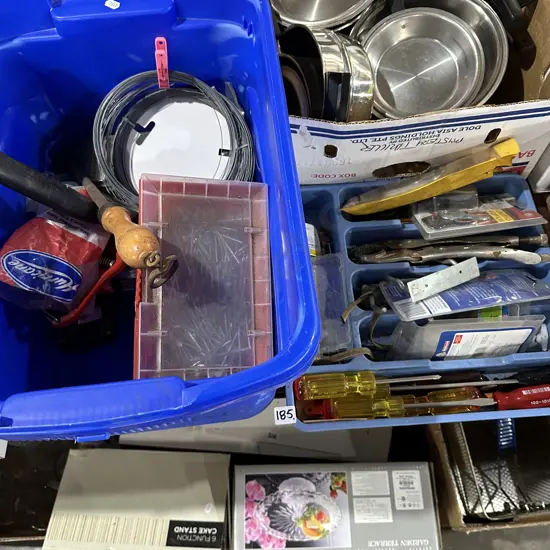 2 box tools and hardware