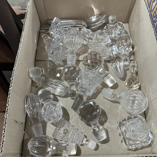 Stopper collection and spoons