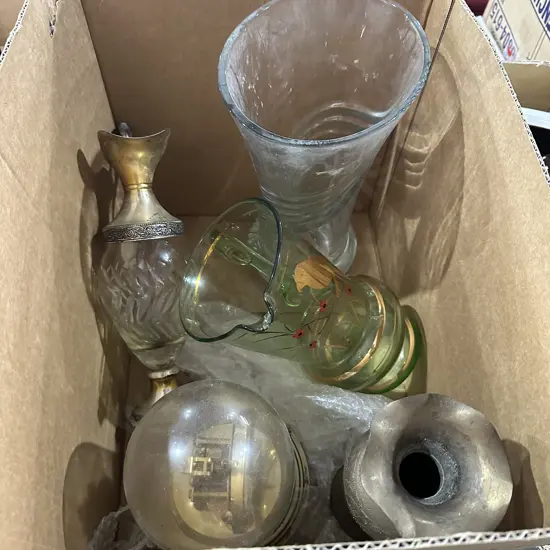 Vase, jug, clock etc