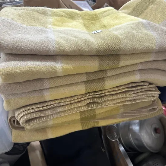 3 woolen blankets