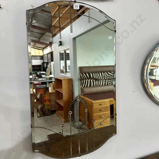 Original detailed Art Deco mirror