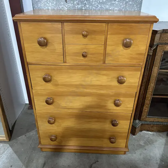 Rimu veneer scotch chest