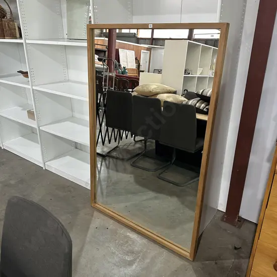 Large dress mirror Baltic Pine frame