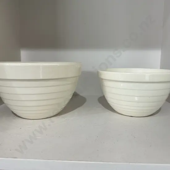 2 x early NZ mixing bowls