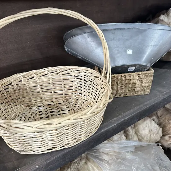 Baskets and flower buckets