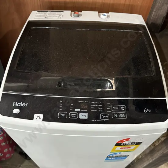 Haier auto washer