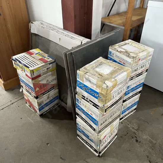 Large lot of new tiles